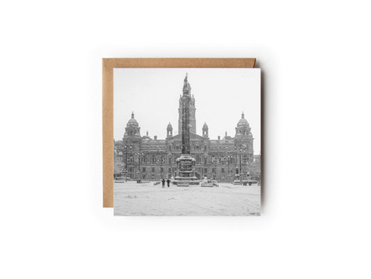George Square 2021 Greeting card - Kunal Tewari Photography