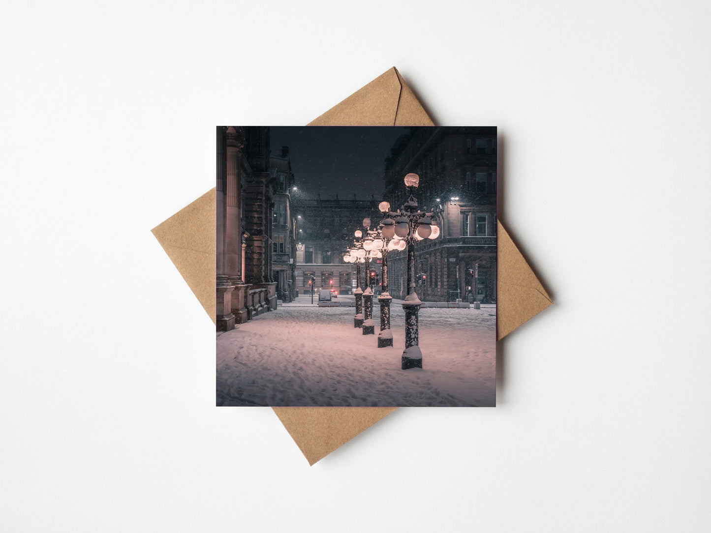 George square Greeting card - Kunal Tewari Photography