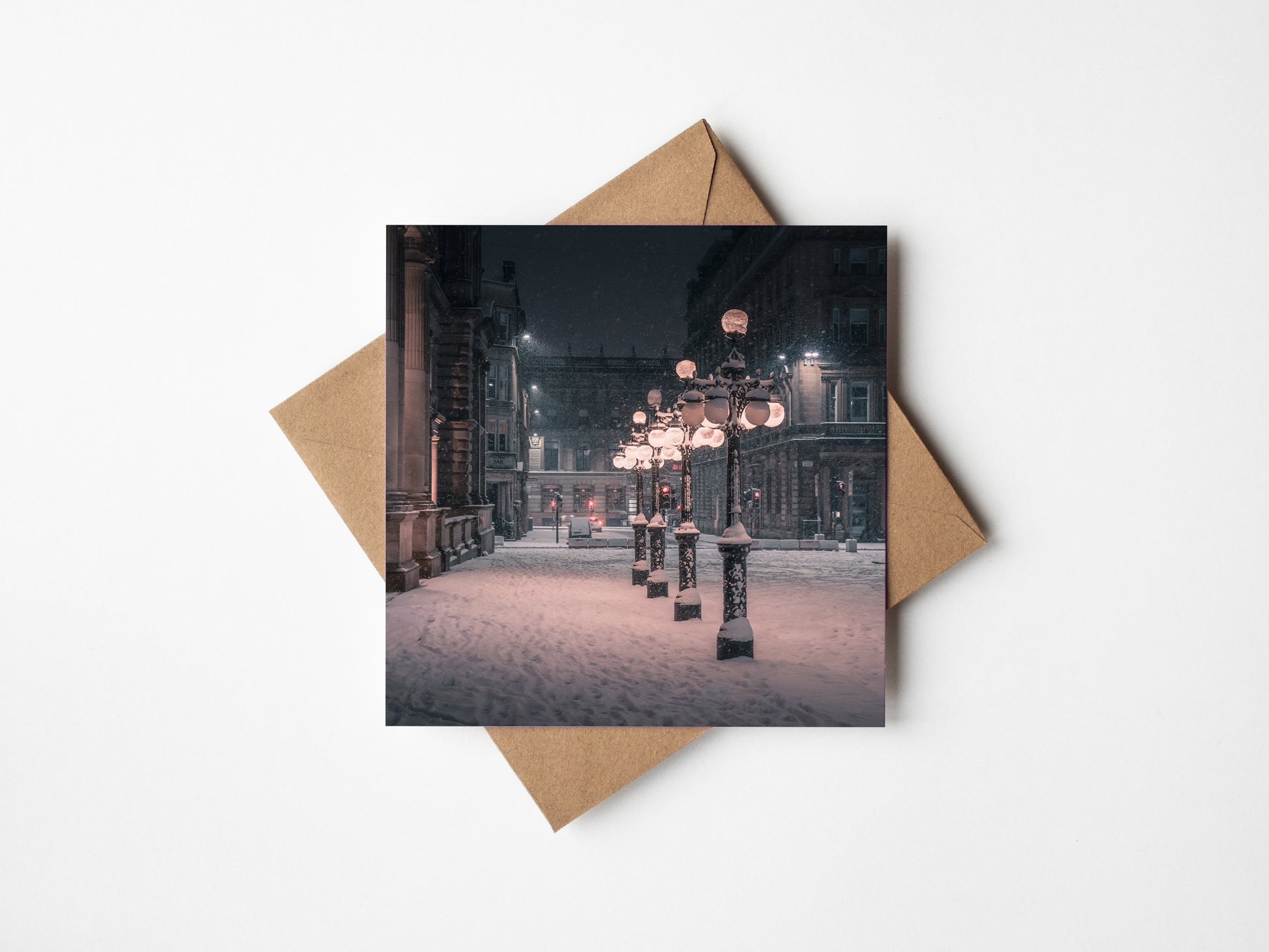 George square Greeting card - Kunal Tewari Photography