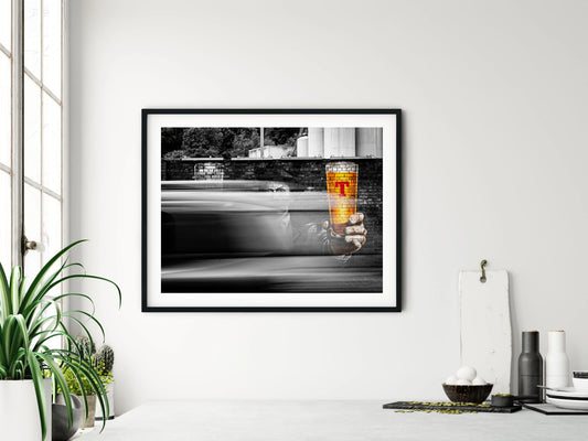Tennents signed and mounted print Kunal Tewari Photography
