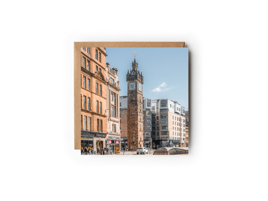 Tolbooth Steeple Glasgow Greeting card