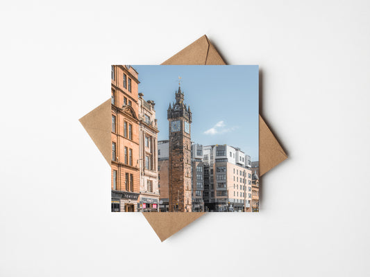 Tolbooth Steeple Glasgow Greeting card